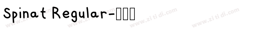 Spinat Regular字体转换 Spinat Regular字体转换